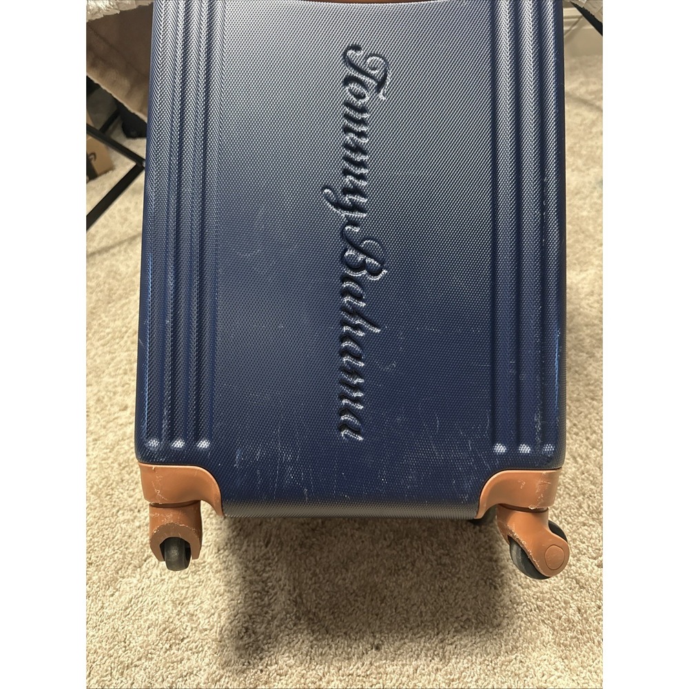 Tommy Bahama Hardside Carry-On Spinner USED Nice Travel Ready EUC 14"x9"x 21" - Picture 7 of 14